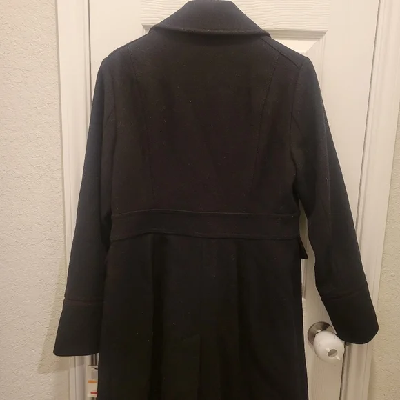 Vince Camuto Black Coat in Small Size. New with tags. Beautiful button down coat - Picture 5 of 5
